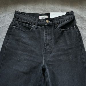 Urban Outfitters High & Wide Black Denim Jeans - Size 25